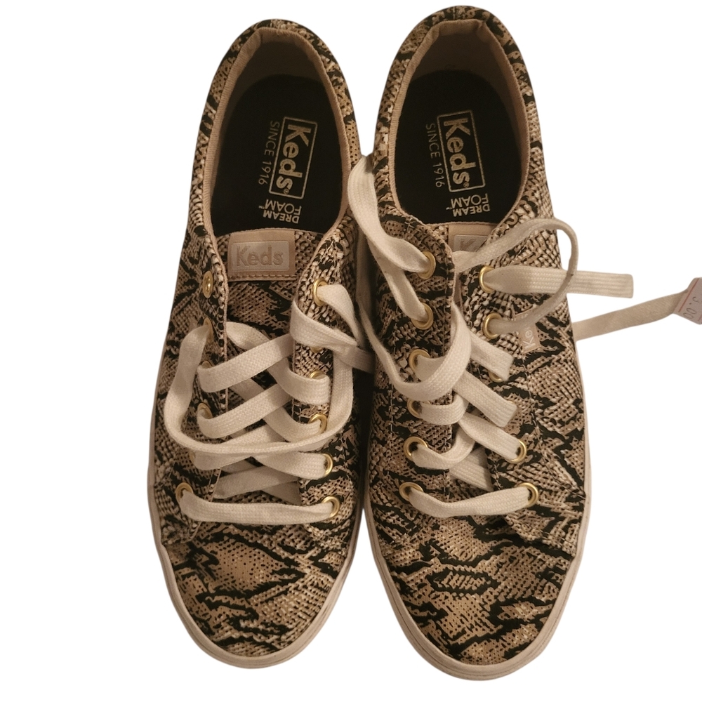 Keds Snakeskin Print Sneakers sz 8